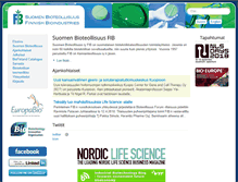 Tablet Screenshot of finbio.net